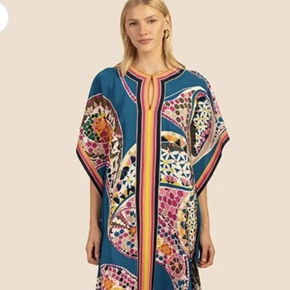 trina turk theodora silk maxi dress Trina Turk Theodora Silk Dress